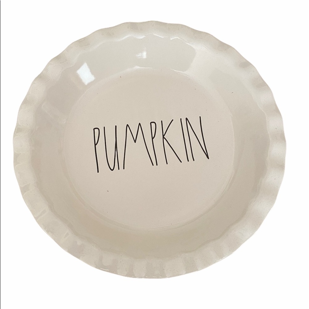 NWT Rae Dunn "PUMPKIN" Pie Bake Dish